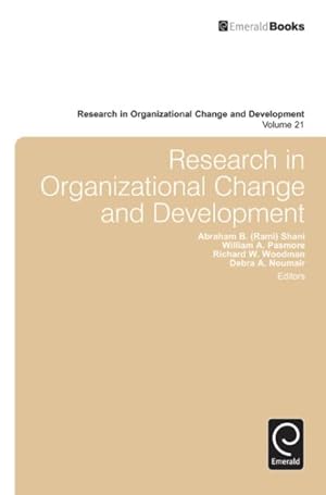 Seller image for Research in Organizational Change and Development for sale by GreatBookPrices