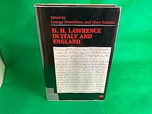 Seller image for D. H. Lawrence in Italy and England Donaldson, George|Kalnins, Mara Ex Lib for sale by Eurobooks Ltd