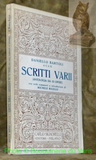 Bild des Verkufers fr Scritti Varii. (Antologia da 12 opere). Con note commenti e introduzione di Michele Regillo. Collana Scrittori Italiani e Stranieri, 57. zum Verkauf von Bouquinerie du Varis