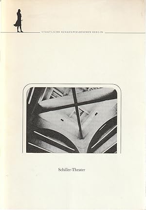 Seller image for Programmheft Gotthold Ephraim Lessing NATHAN DER WEISE Premiere 14. September 1985 Schiller-Theater Spielzeit 1985 / 86 for sale by Programmhefte24 Schauspiel und Musiktheater der letzten 150 Jahre