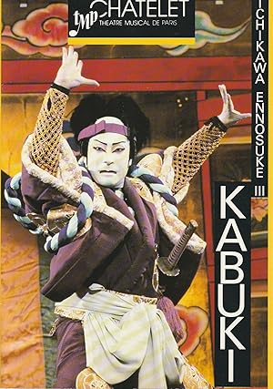 Bild des Verkufers fr Programmheft KABUKI Ichikawa Ennosuke III 14. - 29. Octobre 1987 zum Verkauf von Programmhefte24 Schauspiel und Musiktheater der letzten 150 Jahre