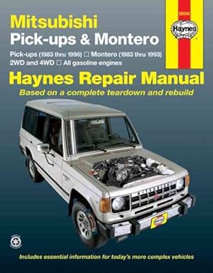 Imagen del vendedor de Haynes Mitsubishi Pickups and Montero 1983-96 a la venta por GreatBookPrices