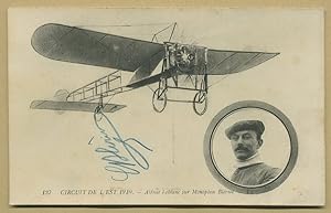Bild des Verkufers fr Louis Blriot (1872-1936) - Rare photo-carte signe - 10s zum Verkauf von PhP Autographs