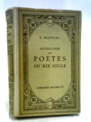 Bild des Verkufers fr Poetes Du XIX Siecle zum Verkauf von World of Rare Books