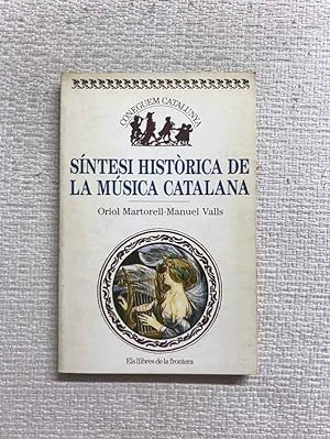 Seller image for Sntesi histrica de la msica catalana for sale by Campbell Llibres