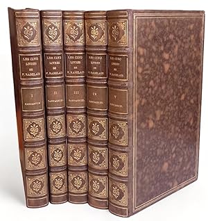 Les Cinq Livres. Publiés avec des variantes et un glossaire par P. Chéron et ornés de onze eaux-f...