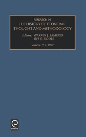 Seller image for Research in the History of Economic Thought and Methodology for sale by GreatBookPrices