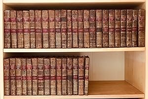 COLLECTION COMPLETE DES OEUVRES DE J.J. ROUSSEAU Citoyen de Genève (38 volumes in-8, complet) orn...