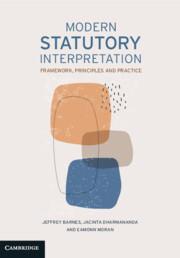 Bild des Verkufers fr Modern Statutory Interpretation: Framework, Principles and Practice zum Verkauf von moluna