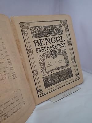 Bengal Past & Present: Vol XLV, Part II, Serial No 90, April - June 1933