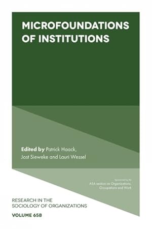 Seller image for Microfoundations of Institutions for sale by GreatBookPrices