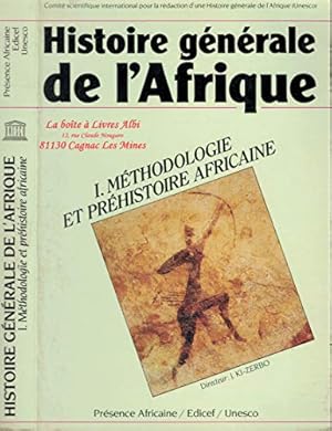 Imagen del vendedor de Histoire gnrale de l'Afrique / Mthodologie et Prhistoire Africaine / Tome I 1 a la venta por Ammareal