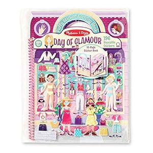 Seller image for Deluxe Puffy Sticker Album - Day of Glamour for sale by 2nd Life Books