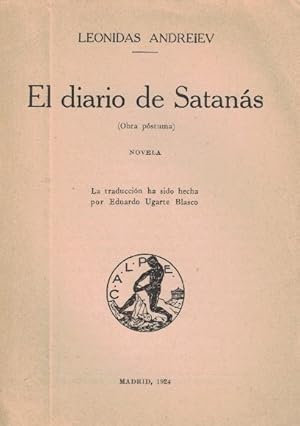 Bild des Verkufers fr EL DIARIO DE SATANS. (Obra pstuma) zum Verkauf von Librera Torren de Rueda