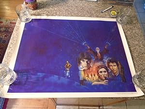 Vintage Star Wars Heir of the Empire by Tom Jung Poster 1991 28 x 22