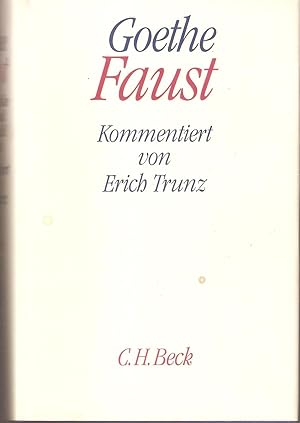 Bild des Verkufers fr Faust - Der Tragdie erster und zweiter Teil . Urfaust. Hrsg.und kommentiert von Erich Trunz zum Verkauf von Antiquariat Andreas Schwarz