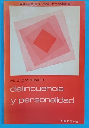 Seller image for DELINCUENCIA Y PERSONALIDAD. for sale by Librera DANTE