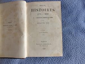 Deux histoires-1772-1810 tome 1 aventures d'Hercule Hardi- tome 2 le colonel de Surville