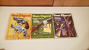 Bild des Verkufers fr Gun Digest 1973, 1976, & 1977 zum Verkauf von SkylarkerBooks