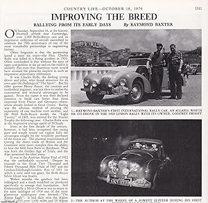 Seller image for International Car Rallying from its Earliest Days. Several pictures and accompanying text, removed from an original issue of Country Life Magazine, 1979. for sale by Cosmo Books