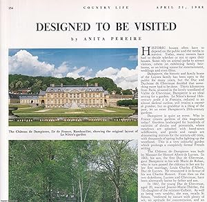Seller image for The Woodland Garden of the Chateau de Dampierre, Ile de France. Several pictures and accompanying text, removed from an original issue of Country Life Magazine, 1988. for sale by Cosmo Books