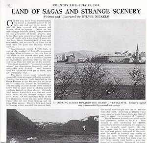 Seller image for Iceland: Land of Sagas and Strange Scenery. Several pictures and accompanying text, removed from an original issue of Country Life Magazine, 1974. for sale by Cosmo Books