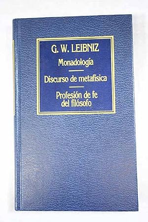 Imagen del vendedor de Monadologa - Discurso De Metafsica (Spanish Edition) a la venta por Librairie Cayenne