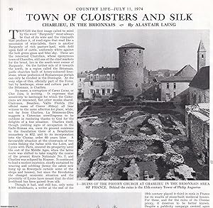 Seller image for Charlieu, in the Brionnais Area of, France: Town of Cloisters and Silk. Several pictures and accompanying text, removed from an original issue of Country Life Magazine, 1974. for sale by Cosmo Books