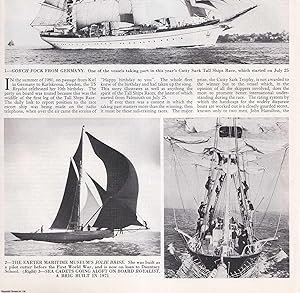 Imagen del vendedor de The 1982 Tall Ships Race. Several pictures and accompanying text, removed from an original issue of Country Life Magazine, 1982. a la venta por Cosmo Books