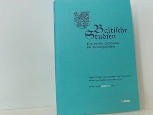 Seller image for Baltische Studien, Pommersche Jahrbcher fr Landesgeschichte. Band 101 NF for sale by Book Broker