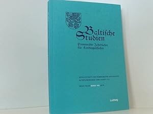Seller image for Baltische Studien, Pommersche Jahrbcher fr Landesgeschichte. Band 105 NF for sale by Book Broker