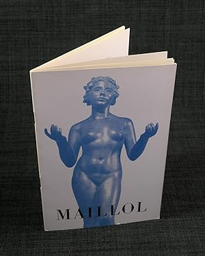 Seller image for Aristide Maillol. Skulpturer, teckningar, grafik. Mars-april 1954. Galerie Blanche katalog nr 68. for sale by Hatt Rare Books ILAB & CINOA