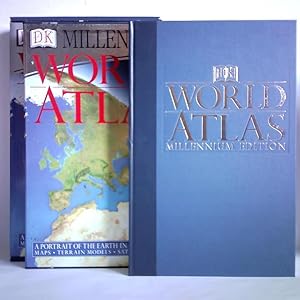 Bild des Verkufers fr World Atlas - Millennium Edition. A Portrait of the Earth in the Year 2000, Maps, Terrain Models, Satellite Images zum Verkauf von Celler Versandantiquariat