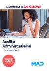 Auxiliar Administratiu/iva. Temari volum 2. Ayuntamiento de Barcelona