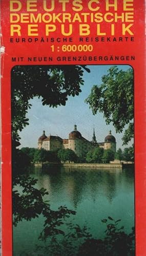 Imagen del vendedor de Deutsche Demokratische Republik : mit neuen Grenzbergngen. Ravenstein : Europische Reisekarte a la venta por Schrmann und Kiewning GbR