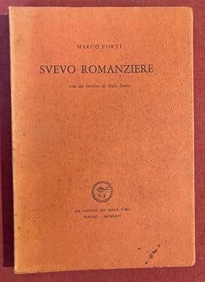 Imagen del vendedor de Svevo Romanziere. Con un Inedito di Italo Svevo. a la venta por Plurabelle Books Ltd