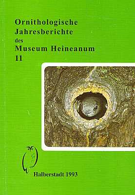 Bild des Verkufers fr Ornithologische Jahresberichte des Museum Heineanum 11 zum Verkauf von ConchBooks