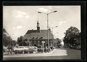 Bild des Verkufers fr Ansichtskarte Finsterwalde /Niederlausitz, Partie am Markt zum Verkauf von Bartko-Reher