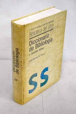Seller image for Diccionario de bibliologa y ciencias afines for sale by Alcan Libros