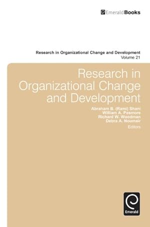 Seller image for Research in Organizational Change and Development for sale by GreatBookPricesUK