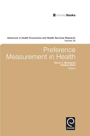 Seller image for Preference Measurement in Health for sale by GreatBookPricesUK