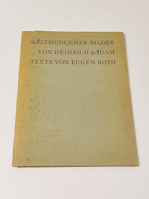 Seller image for Altmnchner Bilder for sale by BcherBirne