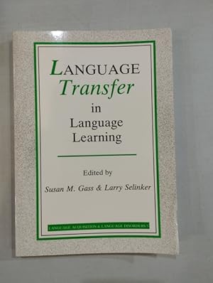 Seller image for Language transfer in Language Learning for sale by Saturnlia Llibreria