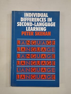 Immagine del venditore per Individual differences in second-language learning venduto da Saturnlia Llibreria