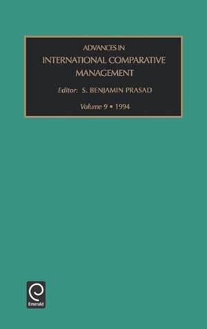 Image du vendeur pour Advances in International Comparative Management 1994 mis en vente par GreatBookPricesUK