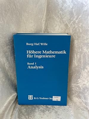 Image du vendeur pour Hhere Mathematik fr Ingenieure Bd. 1: Analysis Band I Analysis mis en vente par Antiquariat Jochen Mohr -Books and Mohr-