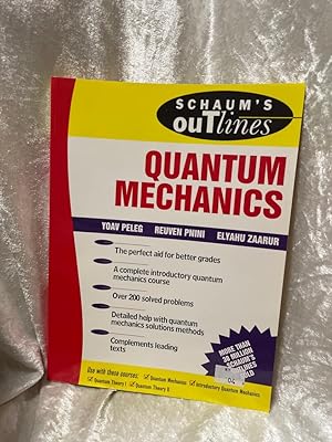 Bild des Verkufers fr Quantum Mechanics (Schaum's Outlines) zum Verkauf von Antiquariat Jochen Mohr -Books and Mohr-