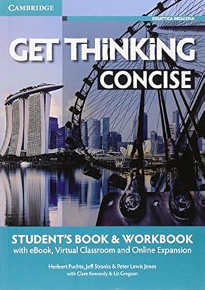 Immagine del venditore per Get thinking concise. A2-B1. Student's book-Workbook. Per le Scuole superiori. Con e-book. Con espansione online venduto da Usatopoli libriusatierari