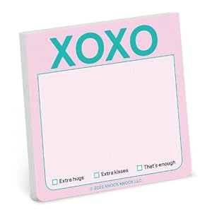 Seller image for Knock Knock XOXO Sticky Note (Pastel Version) for sale by Grand Eagle Retail