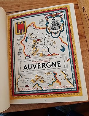 Seller image for Visages de l'Auvergne for sale by Jean-Yves Bochet Aprs l'Iris Noir